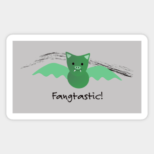 Fangtastic Green Bat Magnet